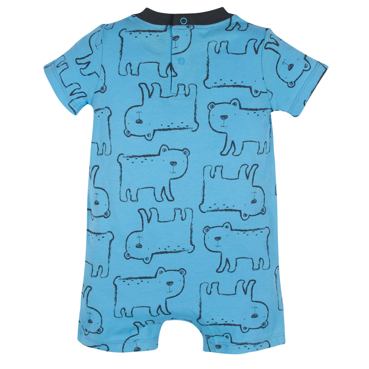 3-Pack Baby Boys Unbearably Cute Rompers, view 8