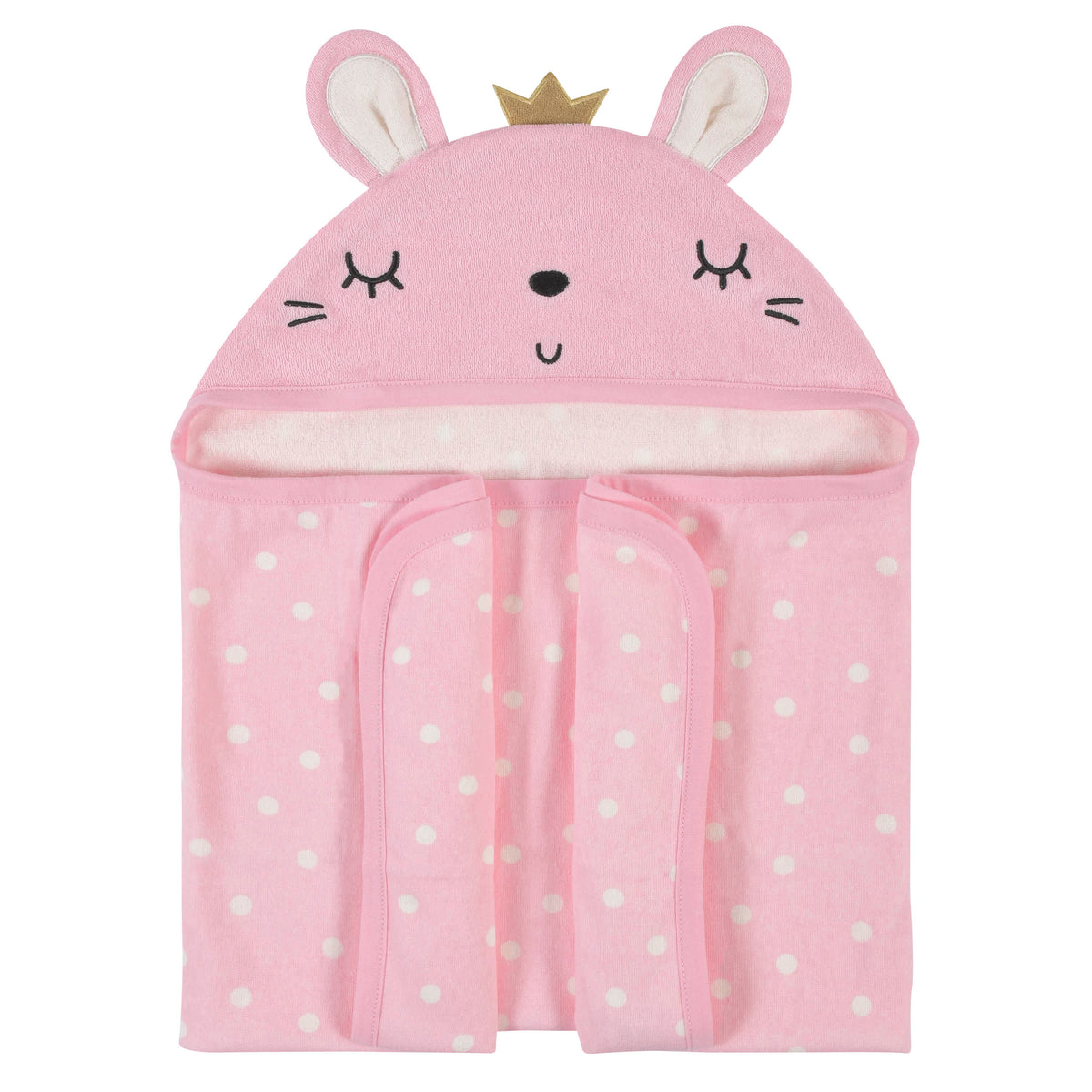 Baby Girls Floral Hooded Bath Wrap