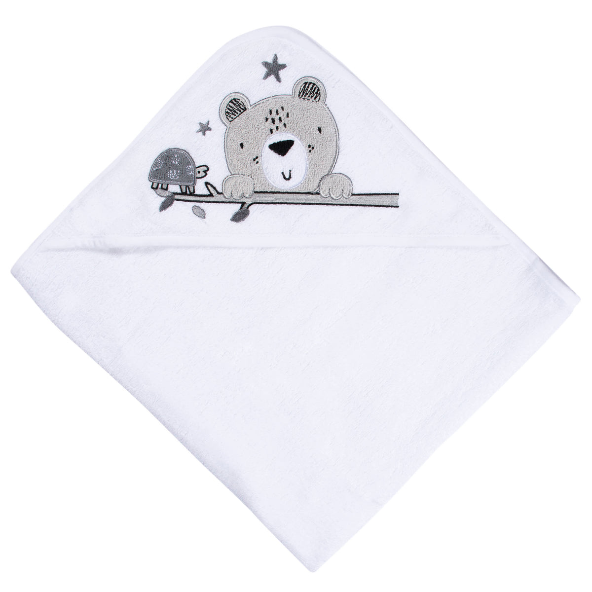 2-Pack Baby Boys Bear Hooded Towel, view 4