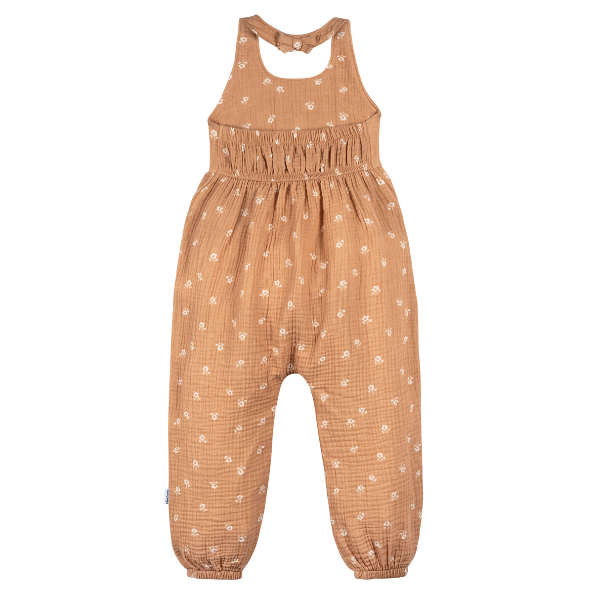 Toddler Girls Floral Halter Romper, view 2