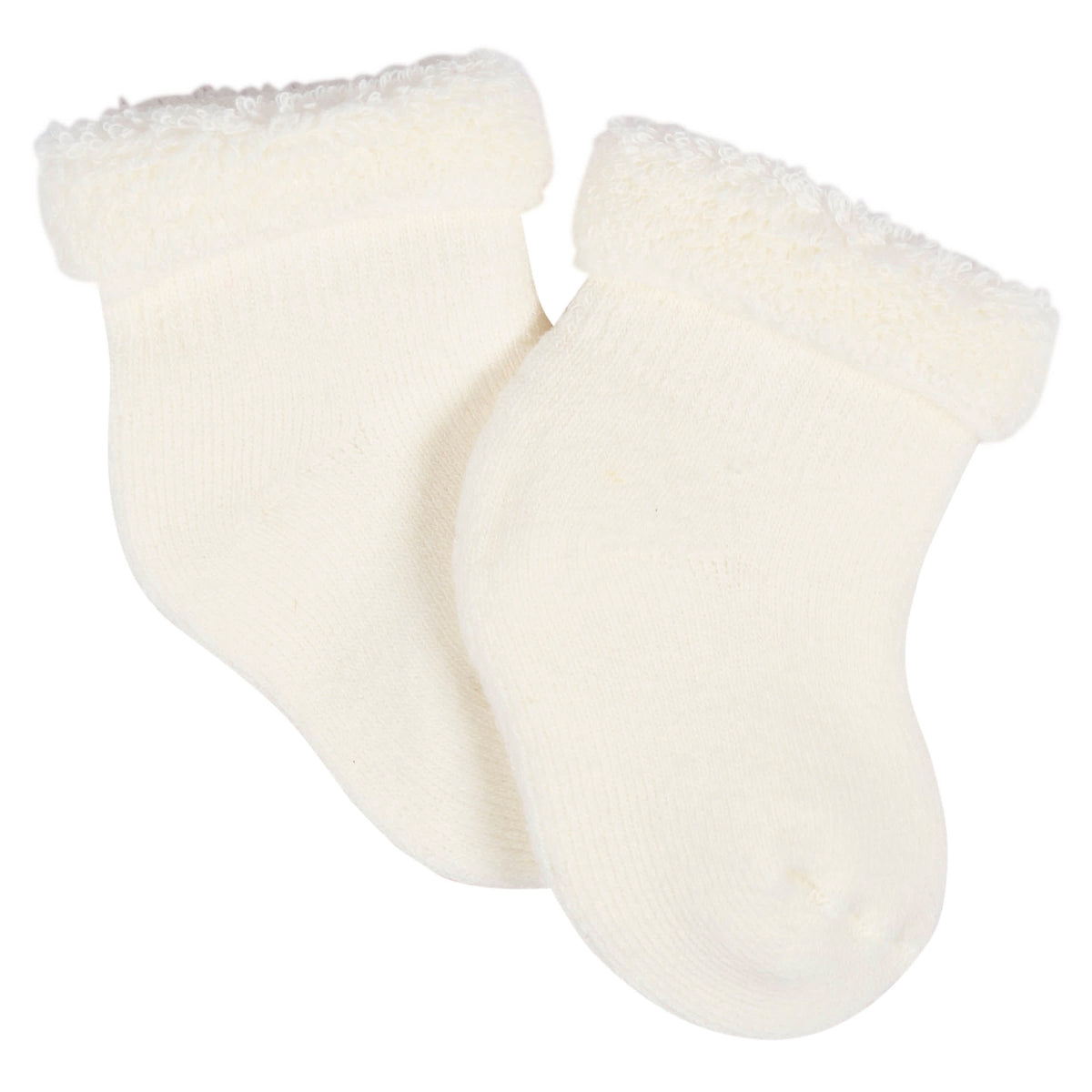 12-Pack Baby Girls Lavender Garden Terry Wiggle Proof Socks, view 12