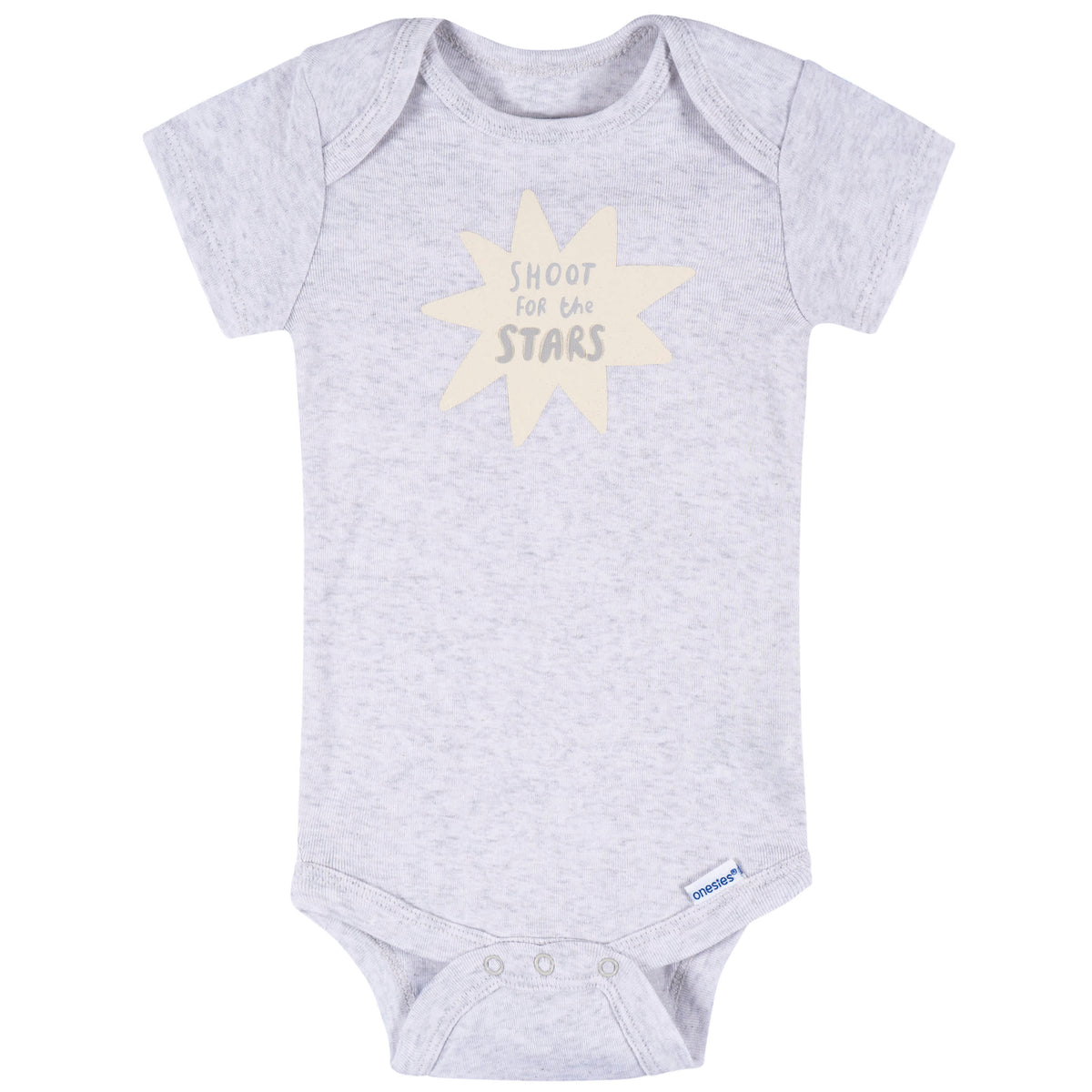 8-Pack Baby Neutral Awesome Stars Short Sleeve Onesies Bodysuits, view 3