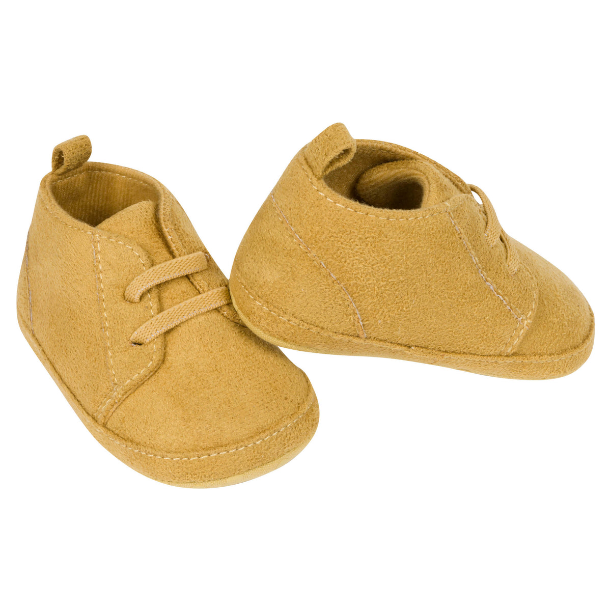 Baby Boys Taupe Faux Suede High Top Shoes