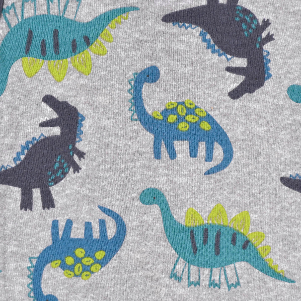 2-Pack Baby & Toddler Boys Big Dino Snug Fit Footed Cotton Pajamas, view 5