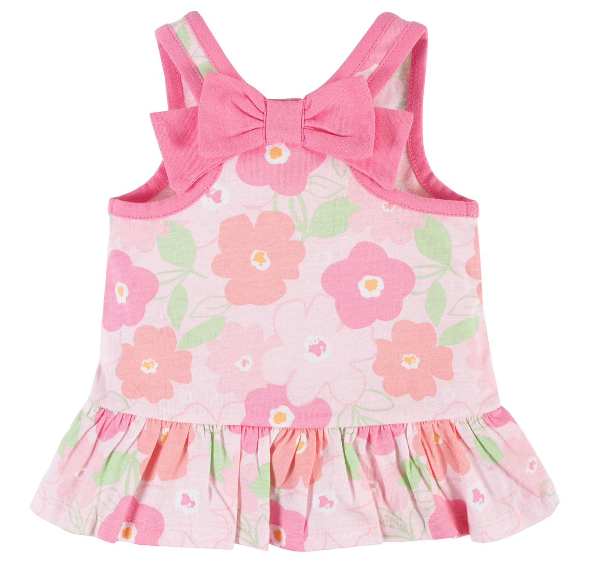 2-Piece Baby Girls Summer Blossom Sleeveless Tunic & Legging Set, view 3