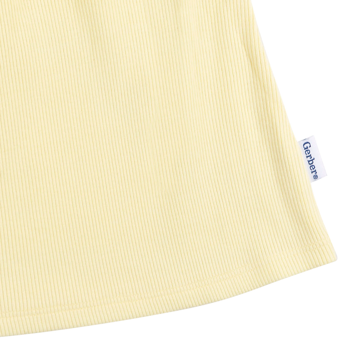 2-Piece Infant and Toddler Girls Yellow Tank Top & Shorts Set, view 6