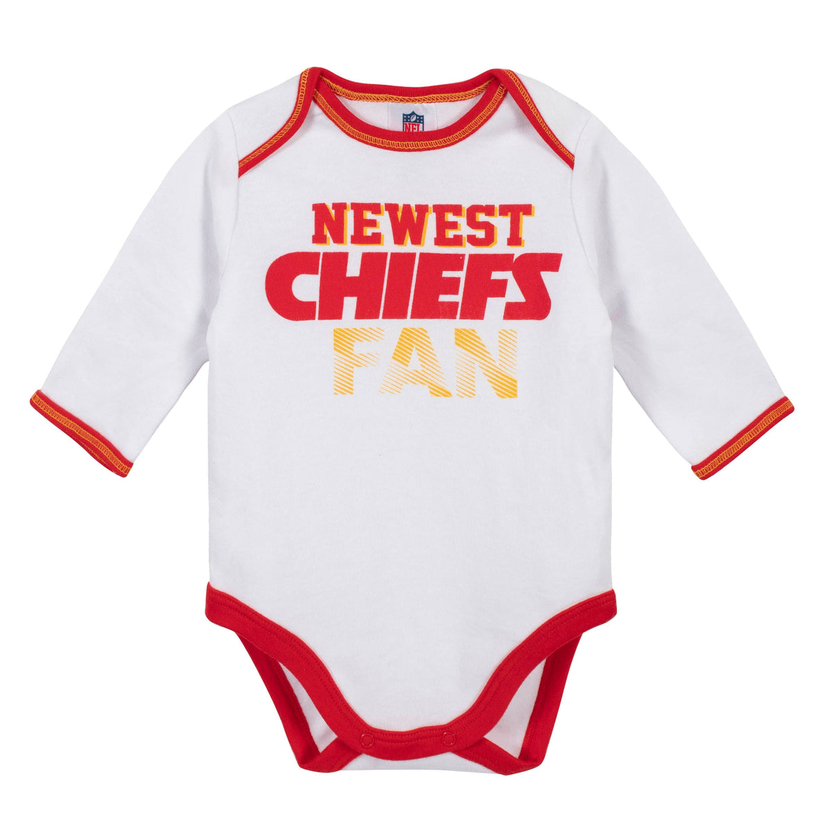 Baby Boys Kansas City Chiefs 3-Piece Bodysuit, Pant and Cap Set, view 2