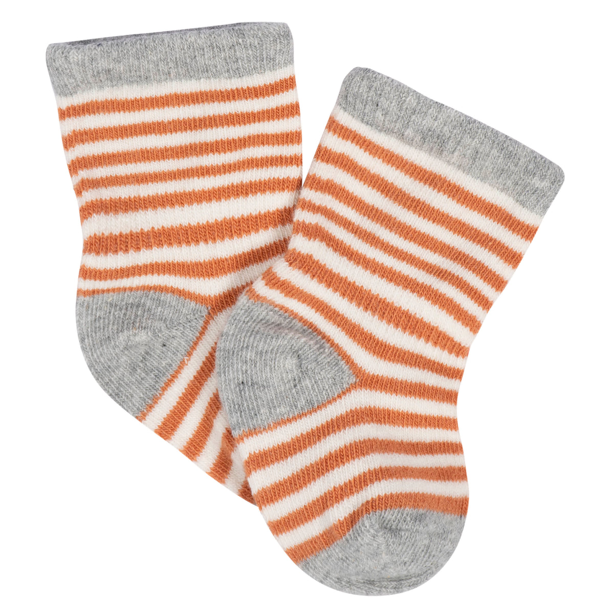 8-Pack Baby Neutral Southwest Jersey Wiggle Proof Socks, view 5