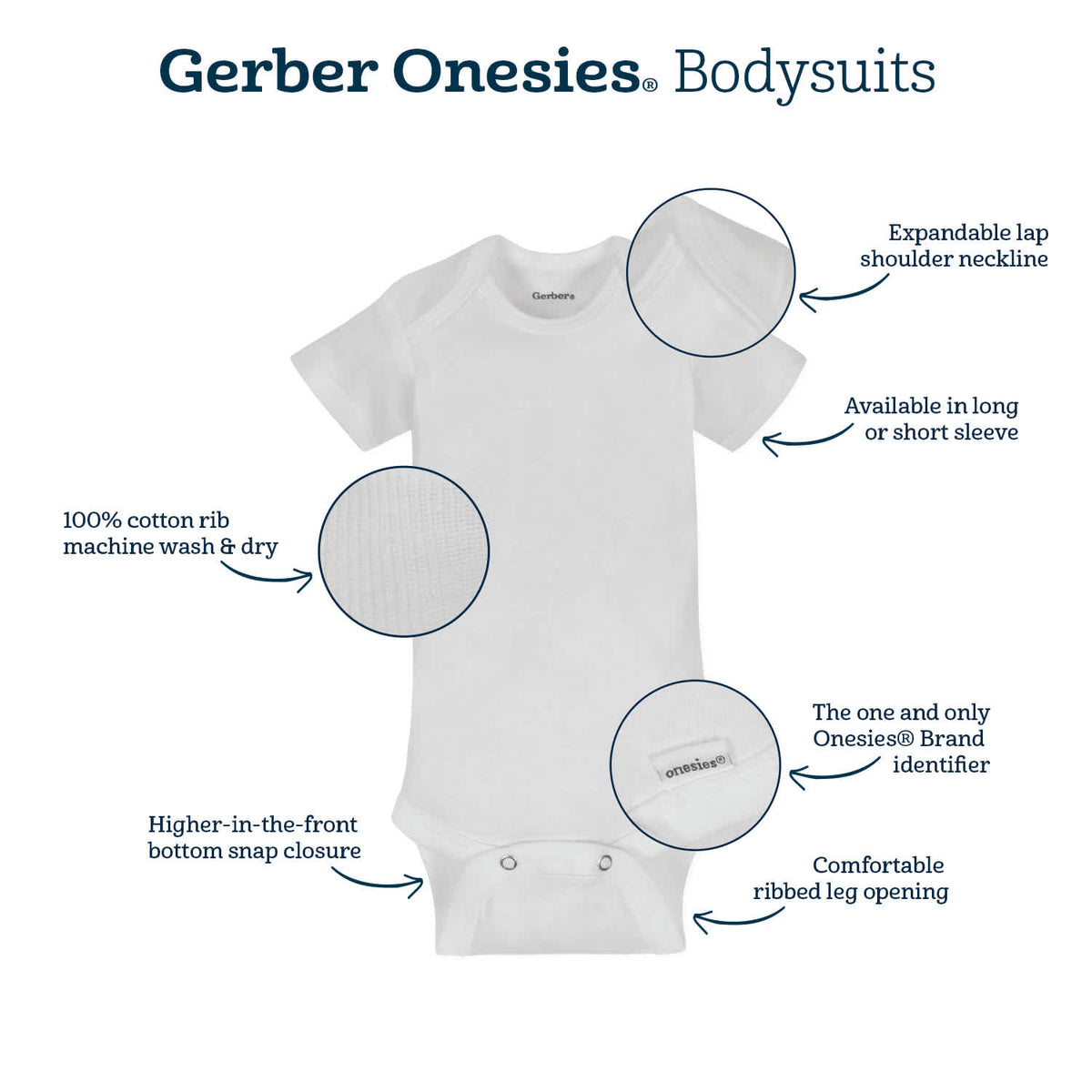 3-Piece Baby Boys Hello World Onesies Bodysuits & Pants Set, view 8