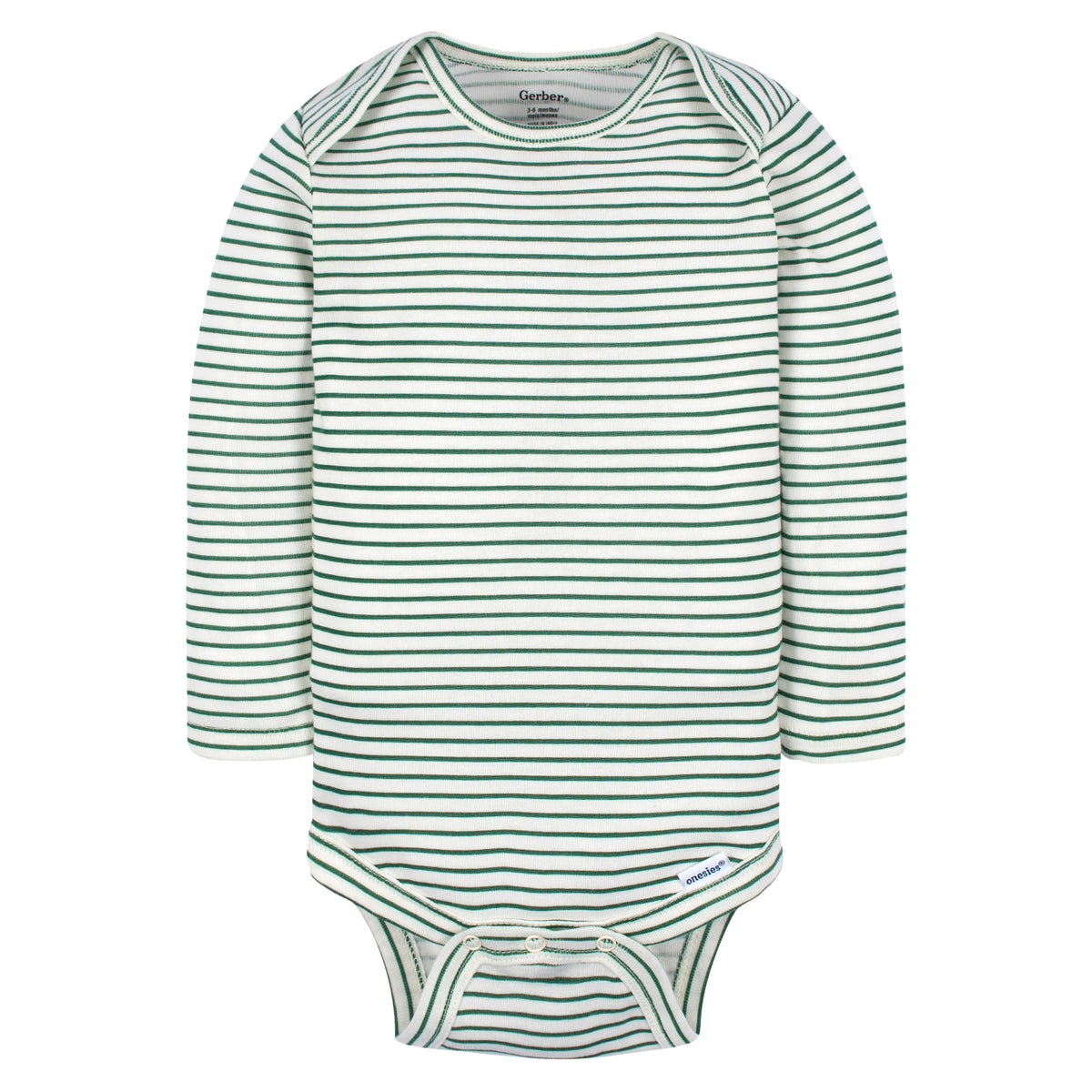 6-Pack Baby Boys Fox Long Sleeve Onesies Bodysuits, view 6