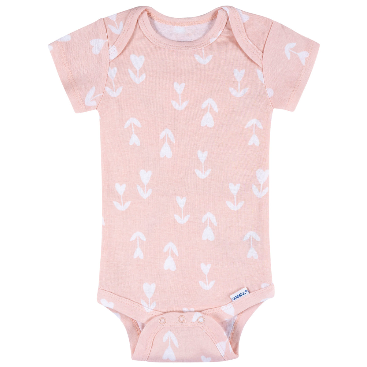 8-Pack Baby Girls Cool Snacks Short Sleeve Onesies Bodysuits, view 4