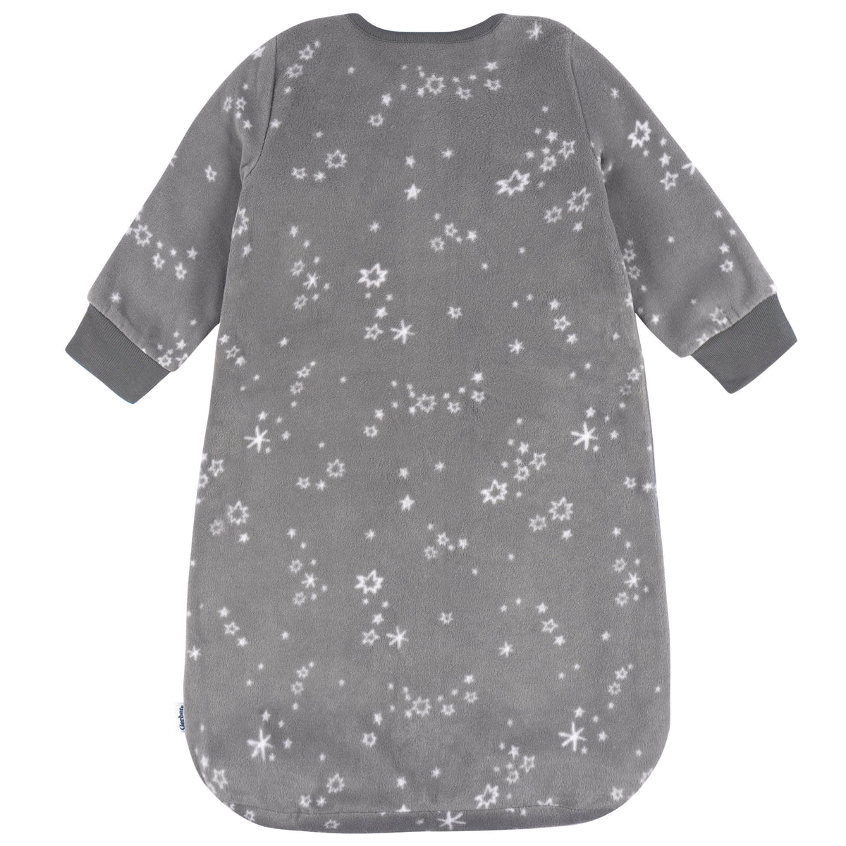 Baby Neutral Grey Stars Wearable Blanket, view 4