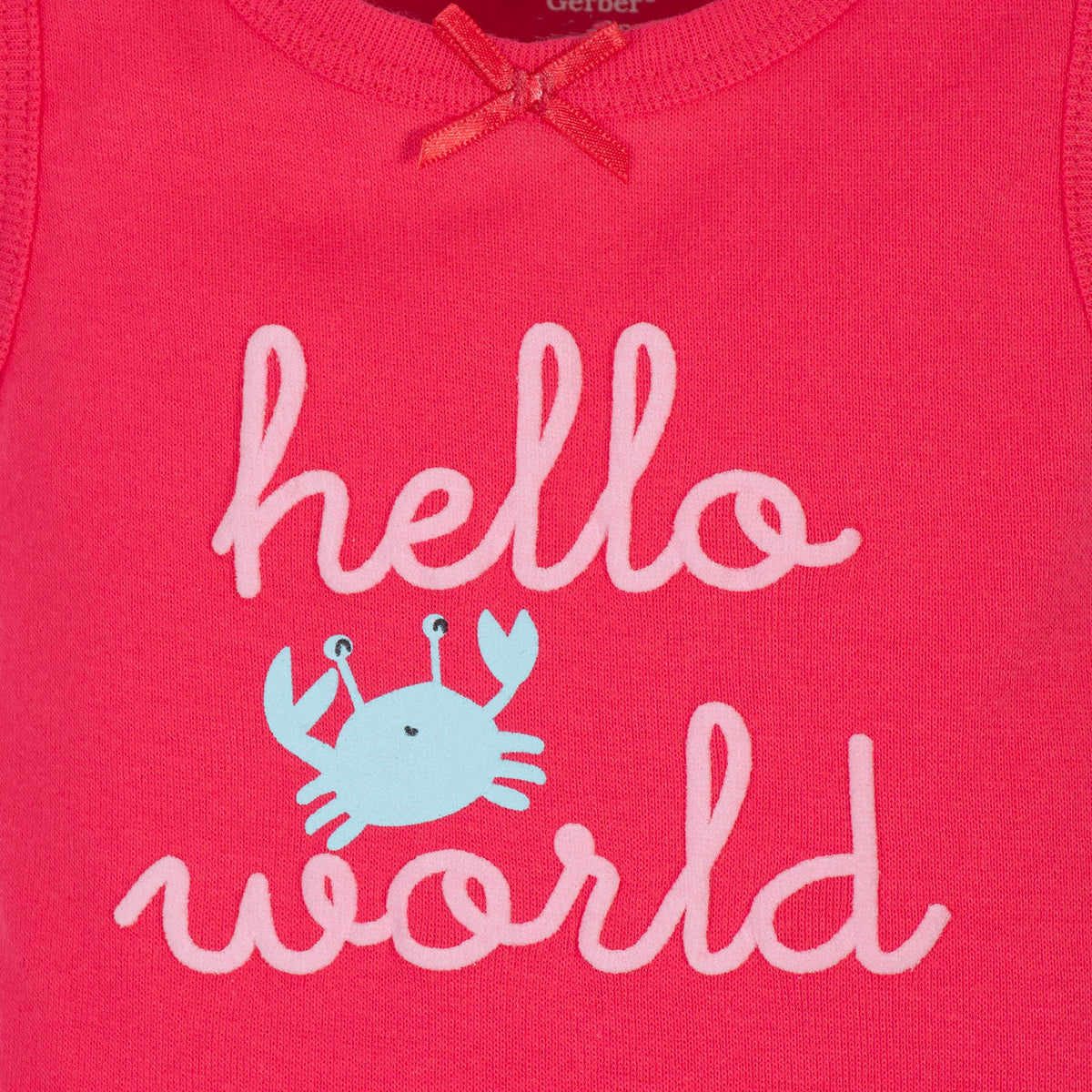 4-Pack Baby Girls Sea Creatures Onesies Bodysuits, view 2