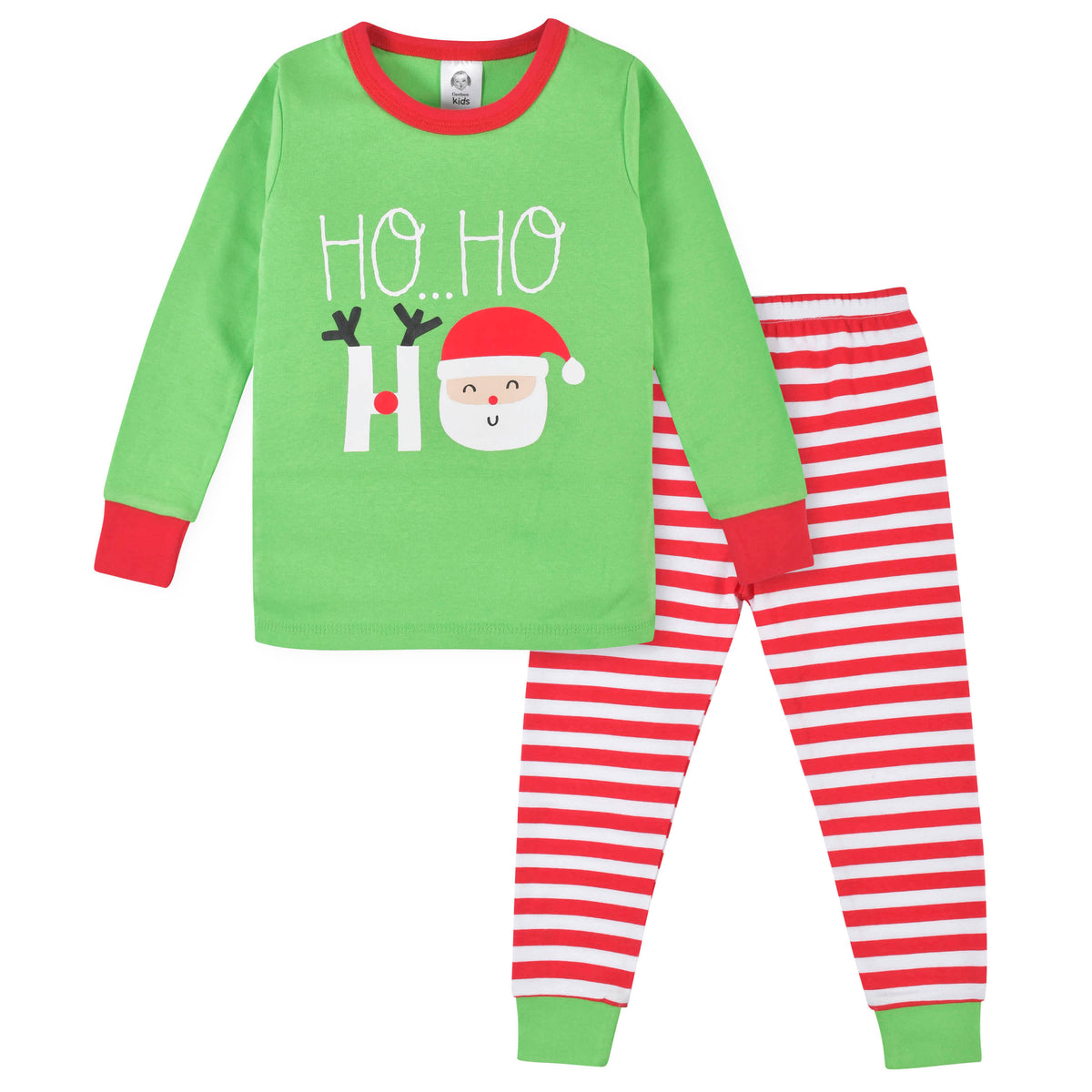 2-Piece Infant & Toddler "Ho Ho Ho" Snug Fit Cotton Pajamas