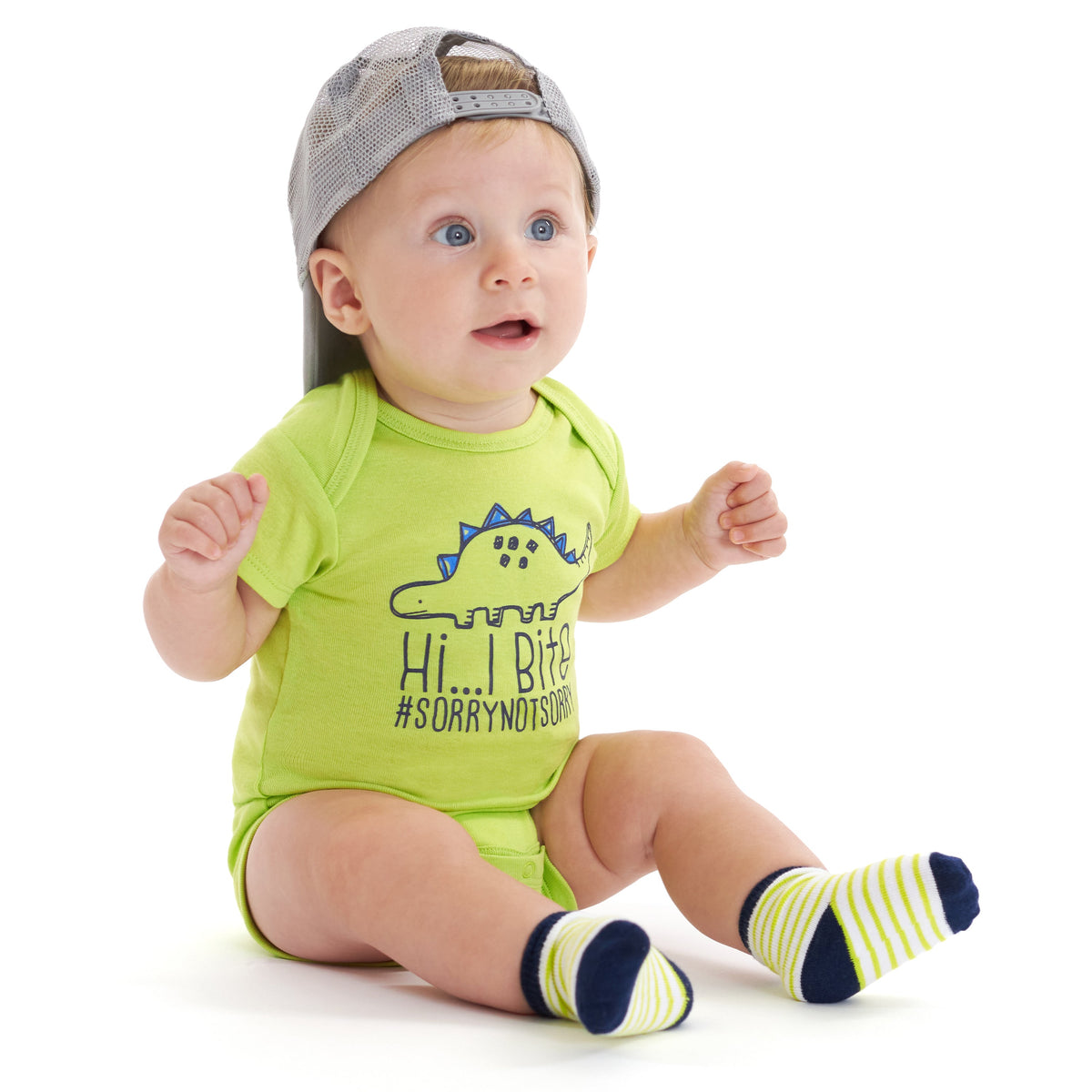 6-Piece Baby Boys Dino Onesies Bodysuits & Pants Set, view 3
