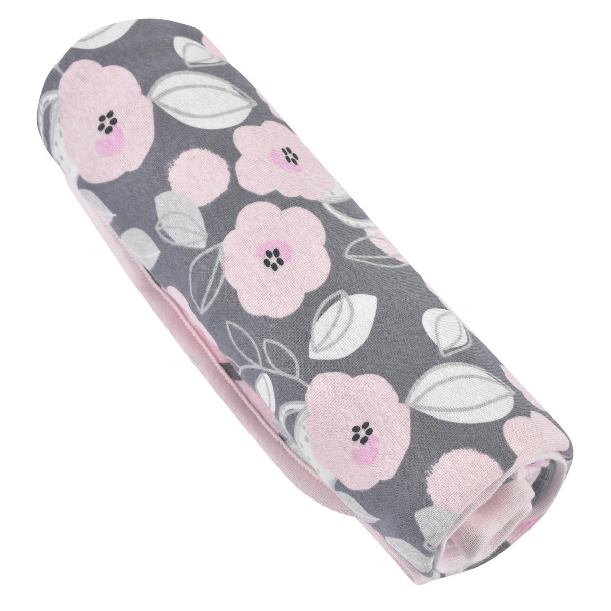 Baby Girls Floral Reversible Baby Blanket, view 2