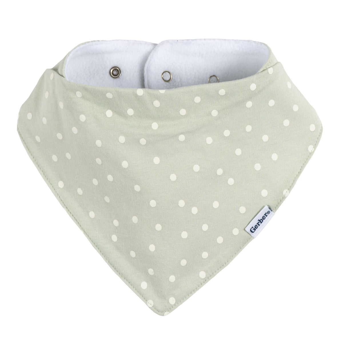 10-Pack Baby Girls Multi Pink Bandana Bib, view 2
