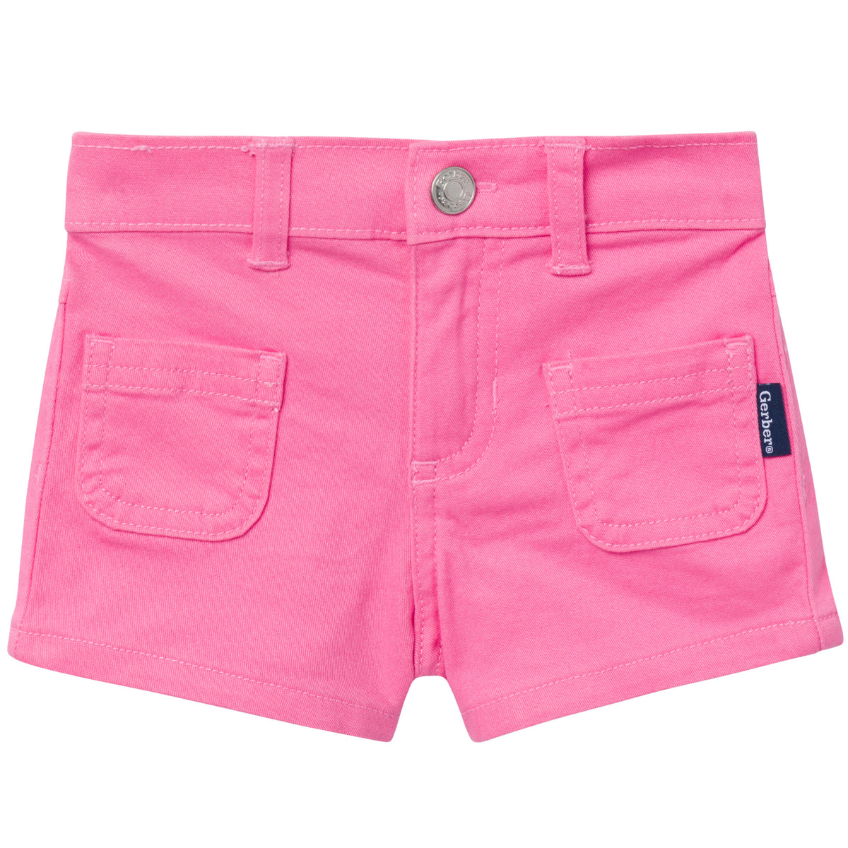 Baby & Toddler Girls Pink Twill Shorts