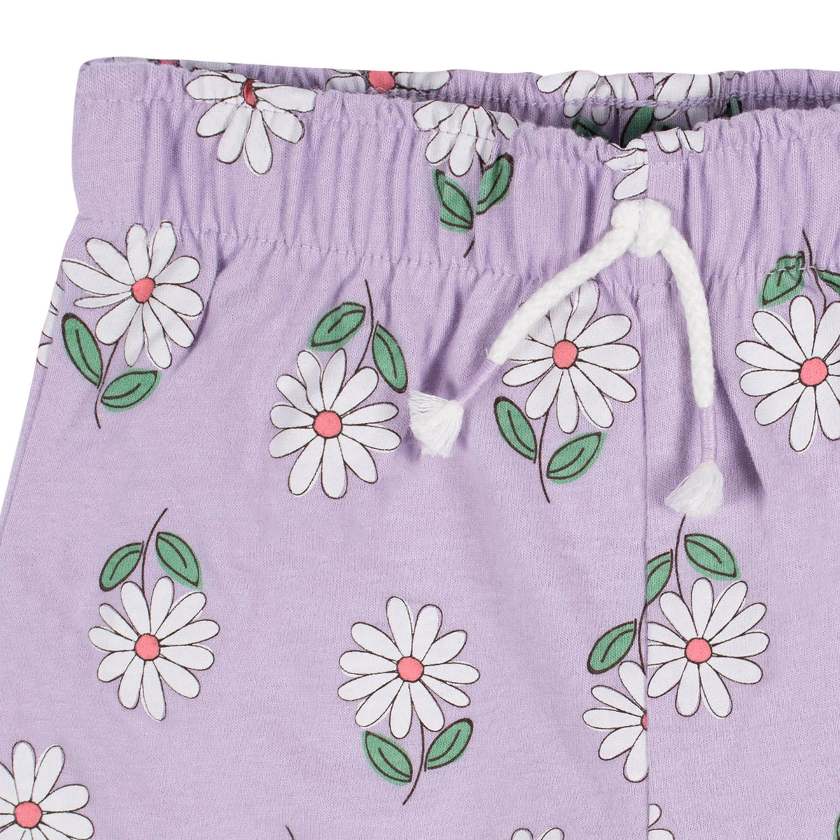 2-Pack Infant & Toddler Girls Pink Floral Pull-On Shorts, view 5