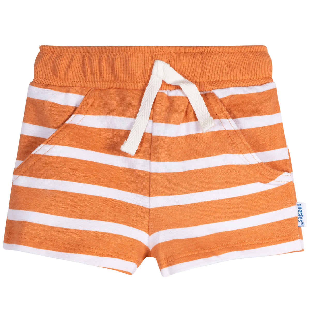 3-Pack Baby Neutral Stripes Shorts, view 4