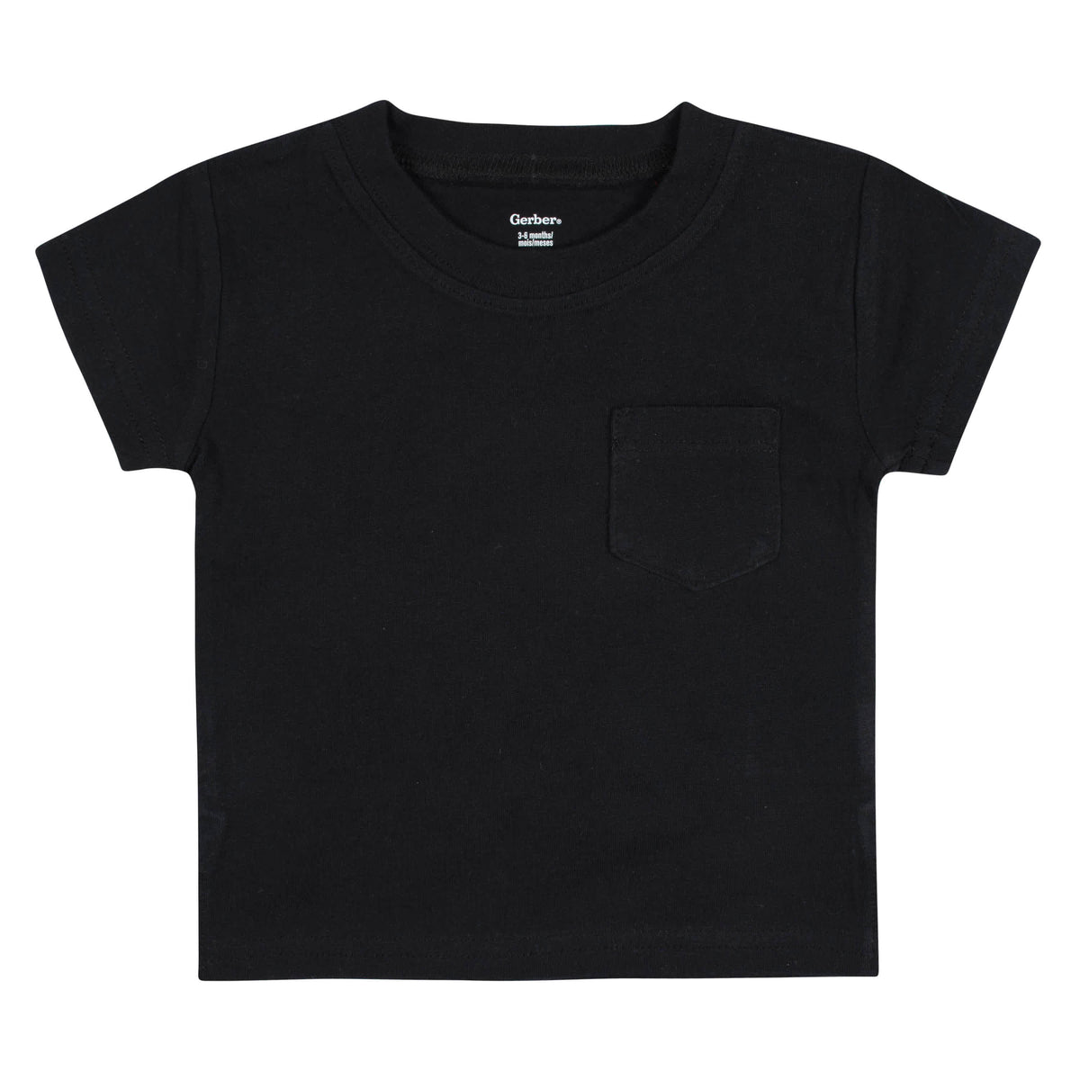 3-Pack Baby & Toddler Boys Neat Neutrals Short Sleeve Pocket Tees, view 2