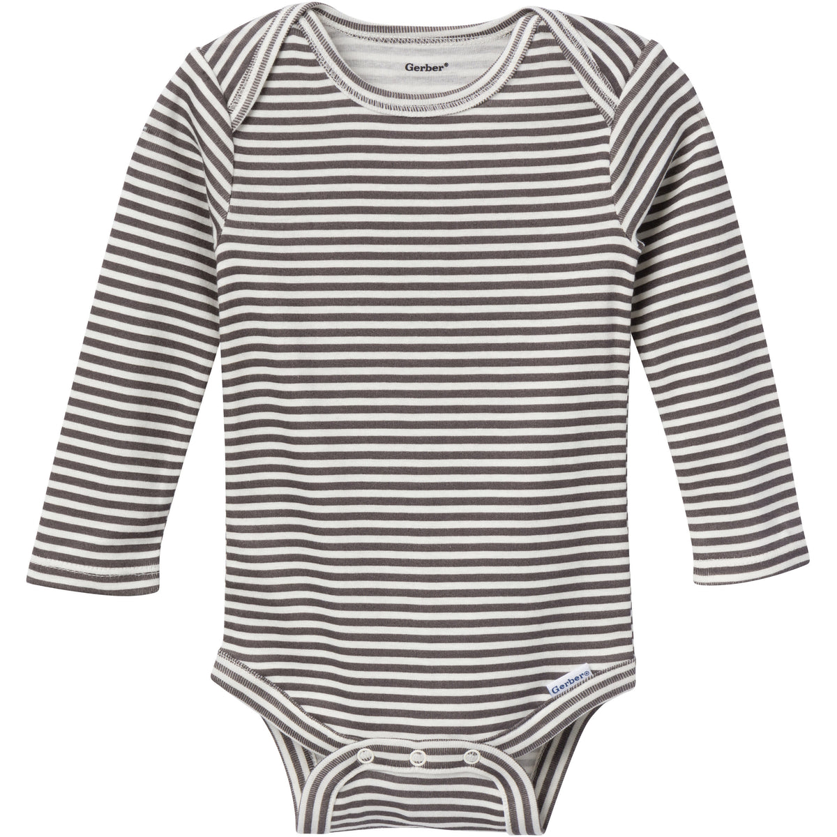 6-Pack Baby Neutral Tan Little Apples Onesies Bodysuits, view 2