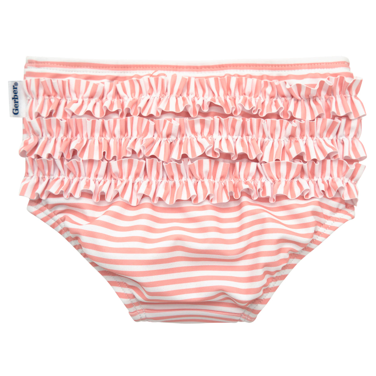 2-Piece Baby Girls Shells Rashguard Set, view 8