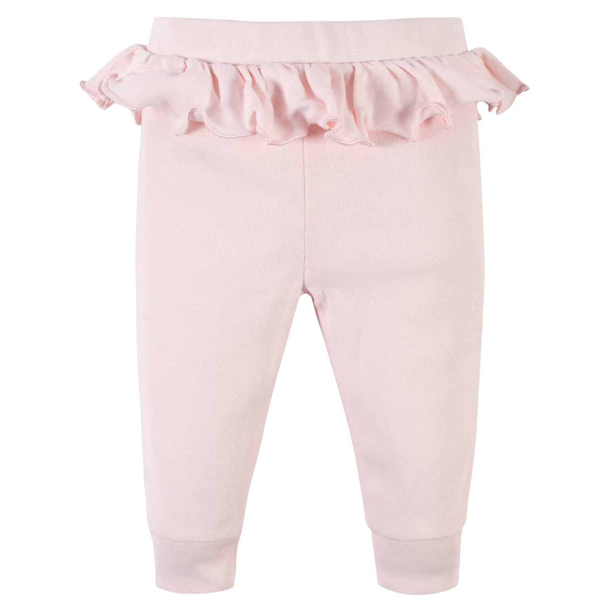 2-Pack Baby Girls Pink & Black Pants, view 2