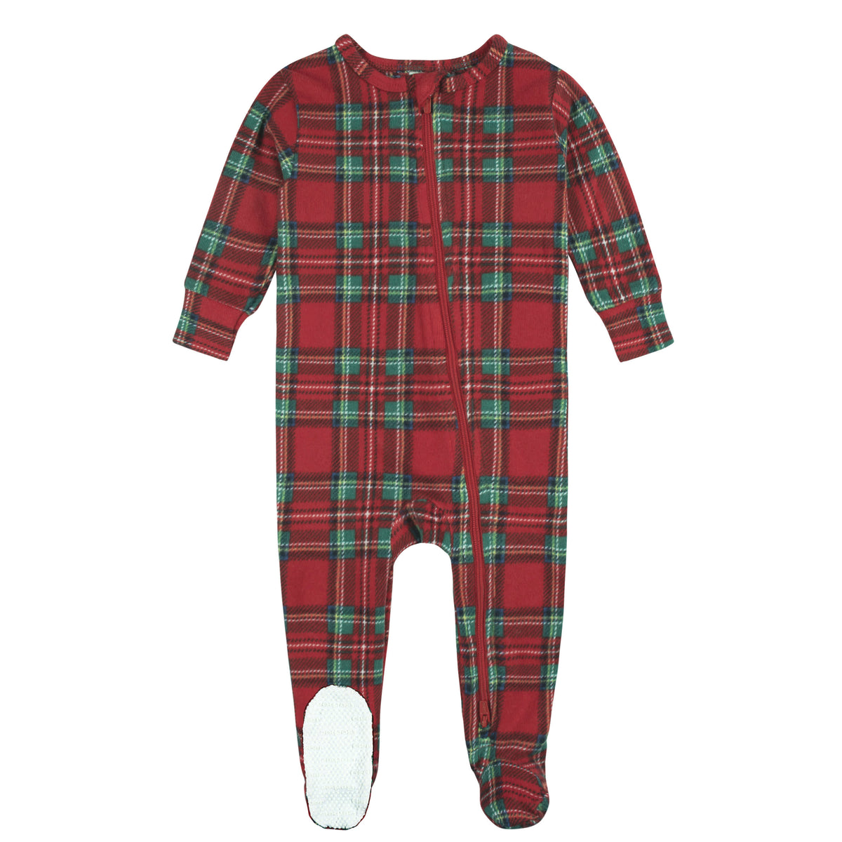 Baby & Toddler Neutral Stewart Plaid Pajamas, view 2