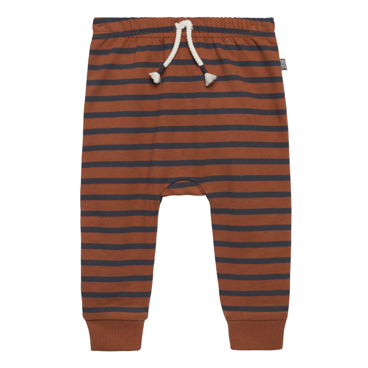Baby Boys Md Brown Stripe Jogger Pants-Gerber Childrenswear Wholesale