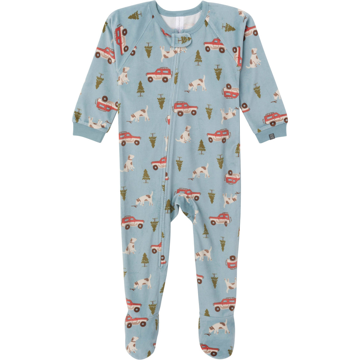 Infant & Toddler Boys Blue Camp Blanket Sleeper-Gerber Childrenswear Wholesale