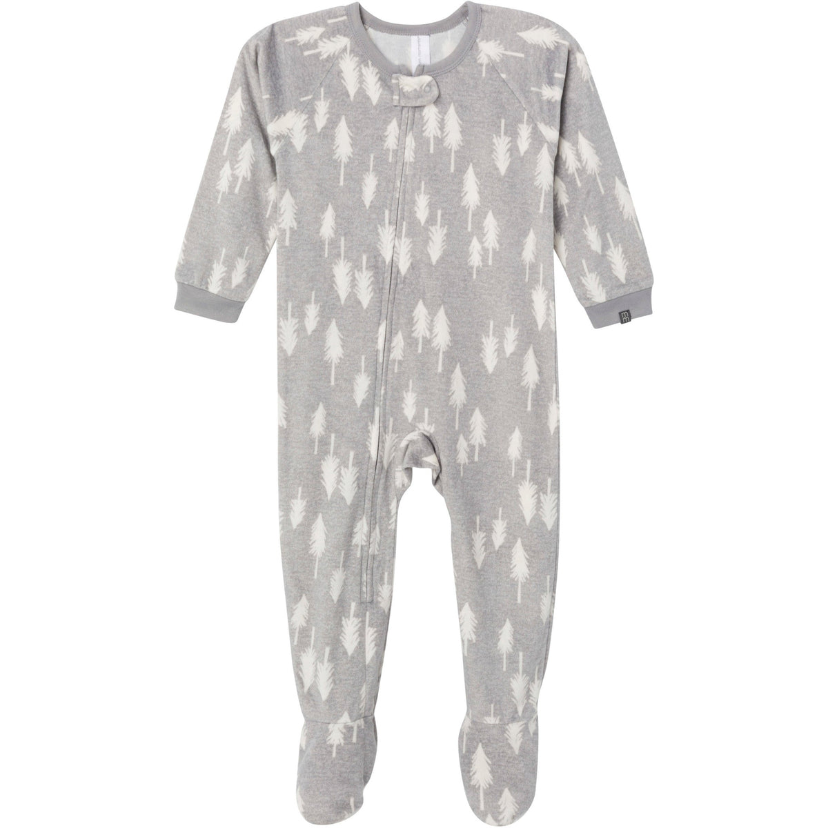 Infant & Toddler Boys Grey Heather Trees Blanket Sleeper-Gerber Childrenswear Wholesale