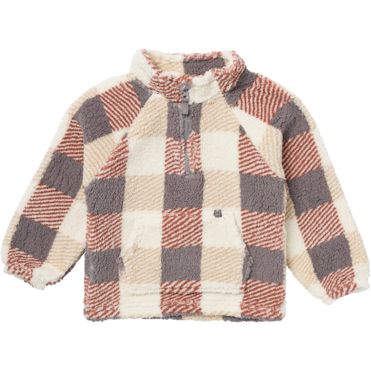 Infant & Toddler Boys Multi Plaid Half-Zip Pullover-Gerber Childrenswear Wholesale