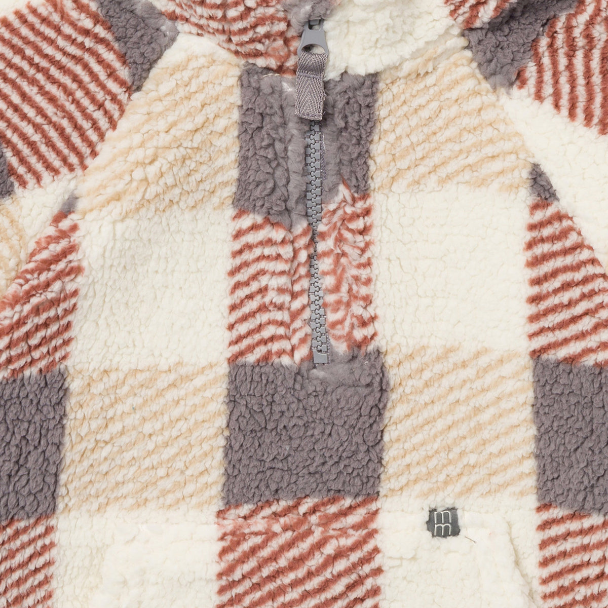 Infant & Toddler Boys Multi Plaid Half-Zip Pullover-Gerber Childrenswear Wholesale