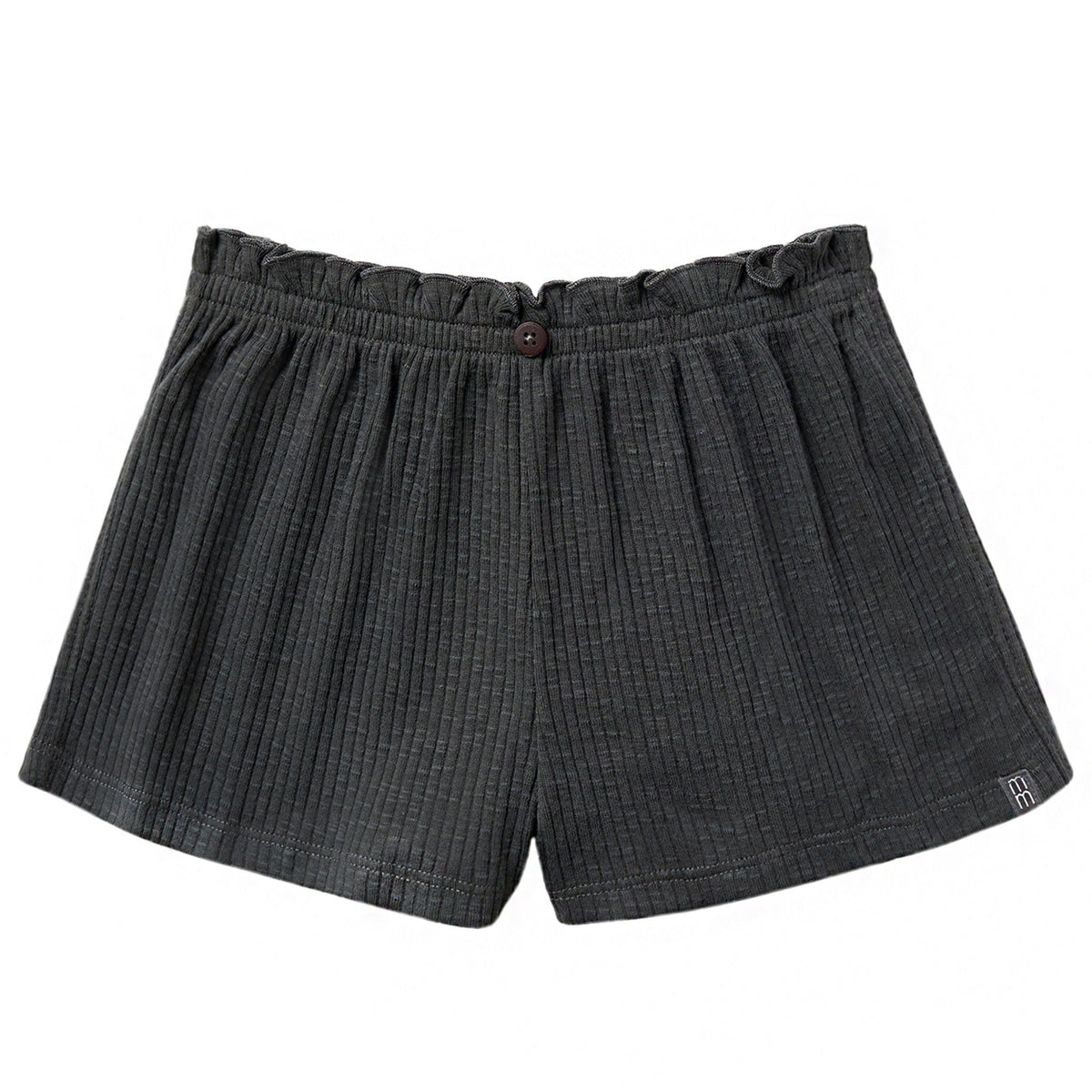 Infant & Toddler Girls Dark Grey Wide Leg Shorts