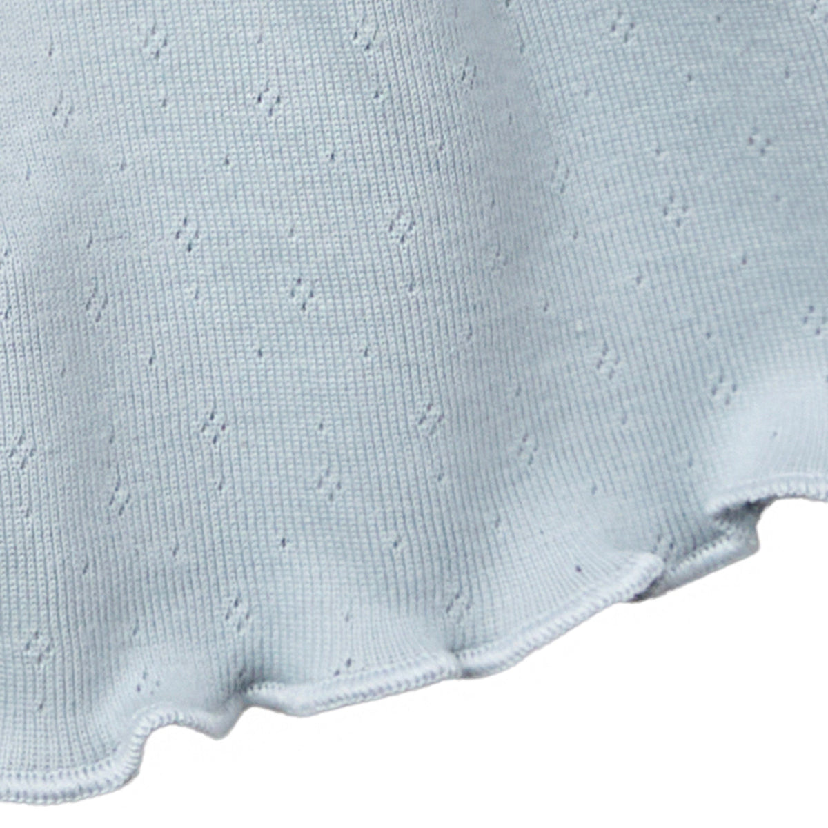 Infant & Toddler Girls Light Blue Smocked Wide Leg Shorts, view 7