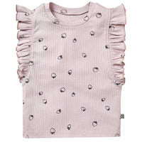 Infant & Toddler Girls Light Lilac Strawberry Ruffle Sleeveless Top