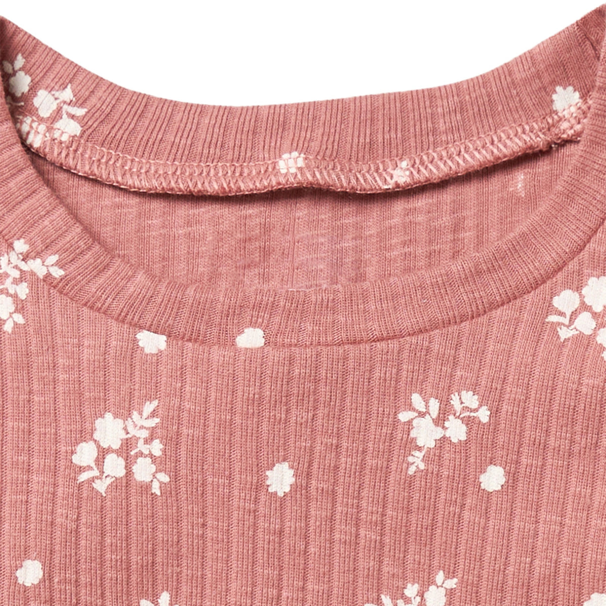 Infant & Toddler Girls Medium Rose Floral Ruffle Sleeveless Top, view 6