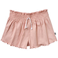 Infant & Toddler Girls Rose Smocked Wide Leg Shorts