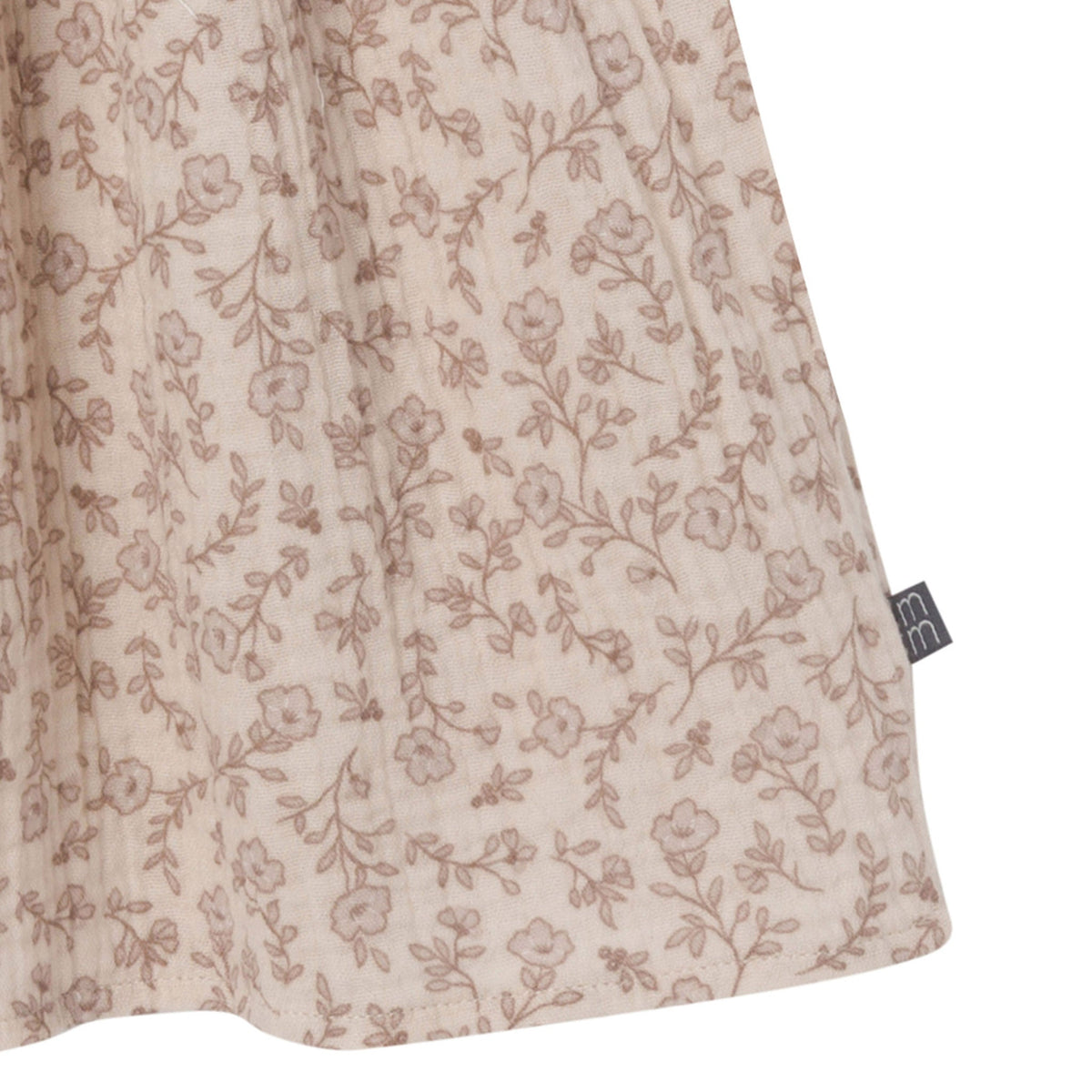 Infant & Toddler Girls Tan Floral Gauze Dress-Gerber Childrenswear Wholesale