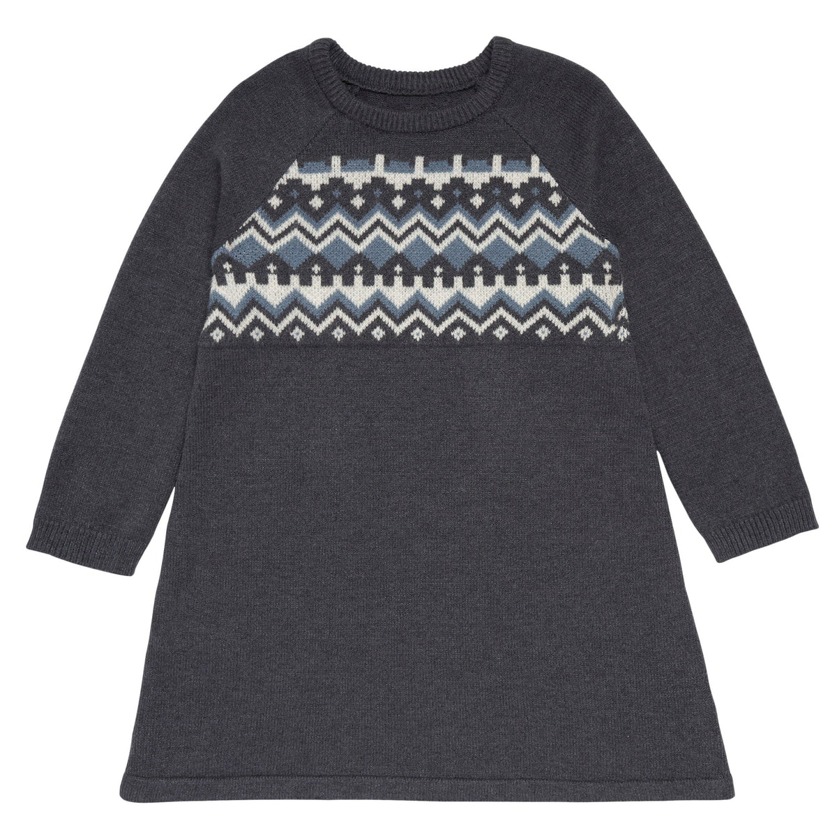 Toddler Girls Dk Grey Heather Dress-Gerber Childrenswear Wholesale