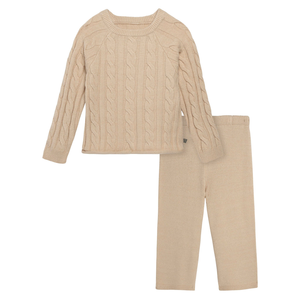 CASE of 2-Piece Toddler Girls Oatmeal Sweater Set