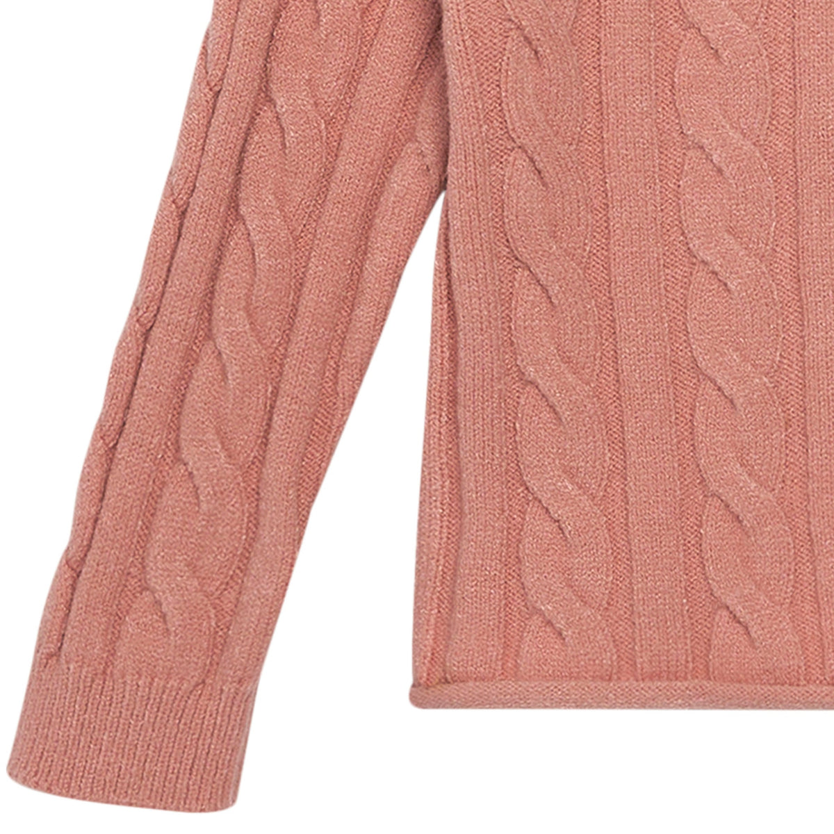 CASE of 2-Piece Toddler Girls Peach Sweater Set, close-up detail 3