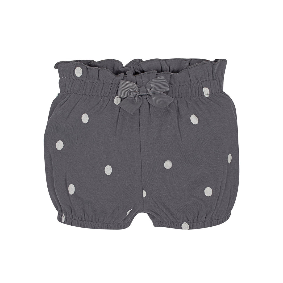 4-Pack Baby Girls Gray Floral Bloomer Shorts, additional view 1