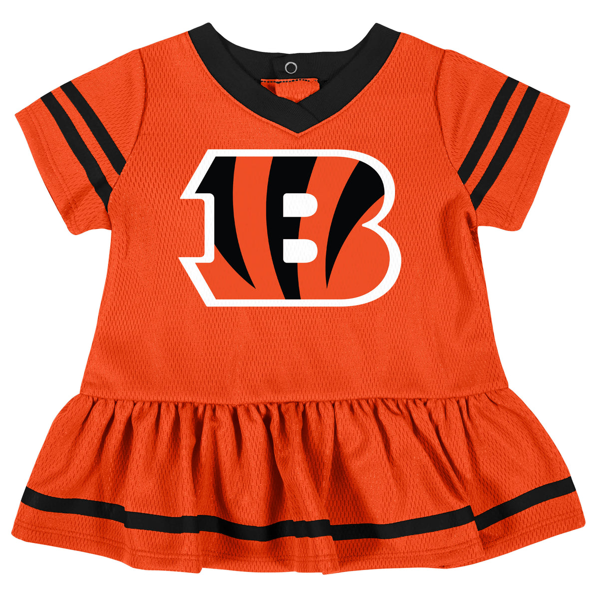 2-Piece Baby Girls Bengals Dress & Diaper Cover Set, view 2