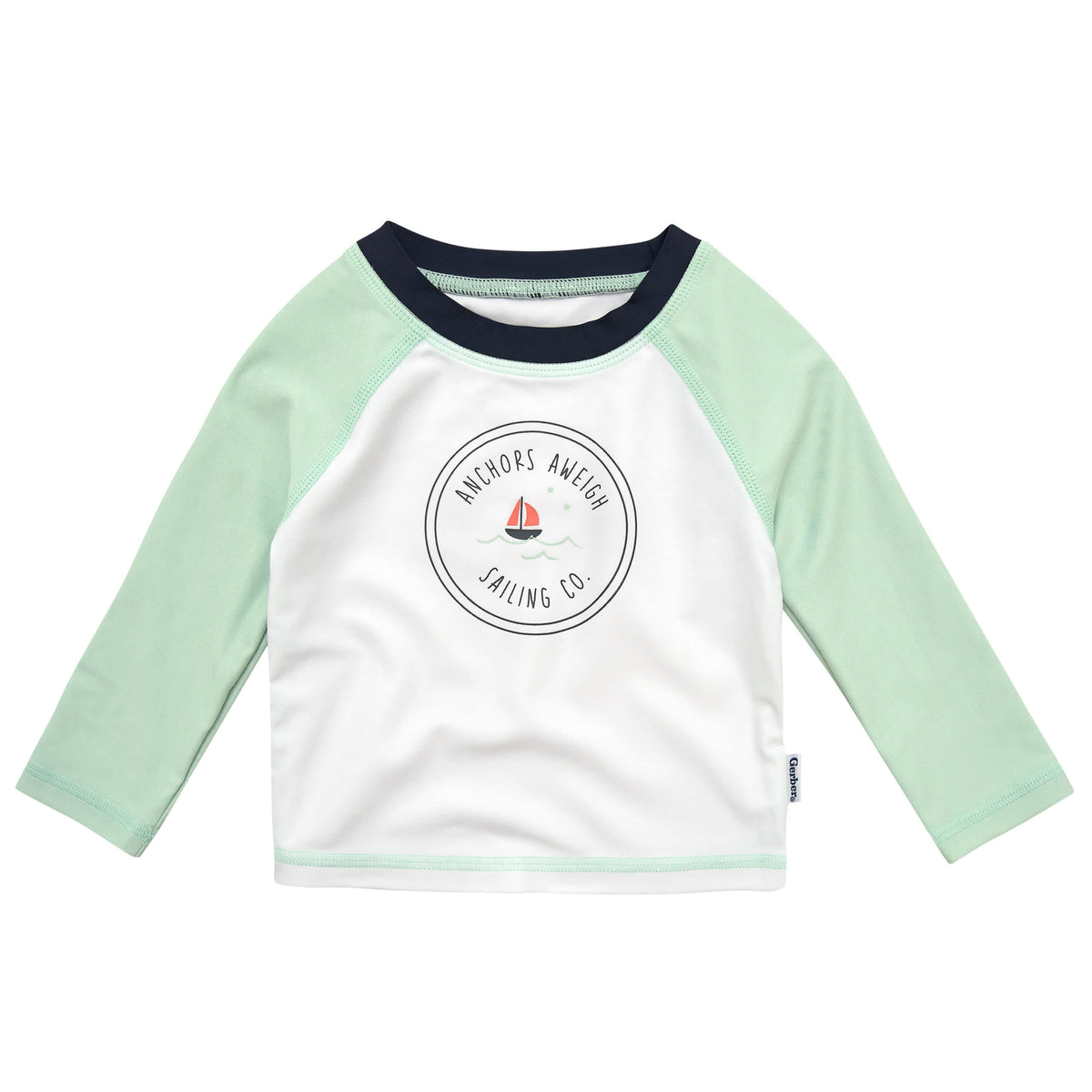 2-Piece Baby & Toddler Boys Sailboat Rashguard Set, view 6