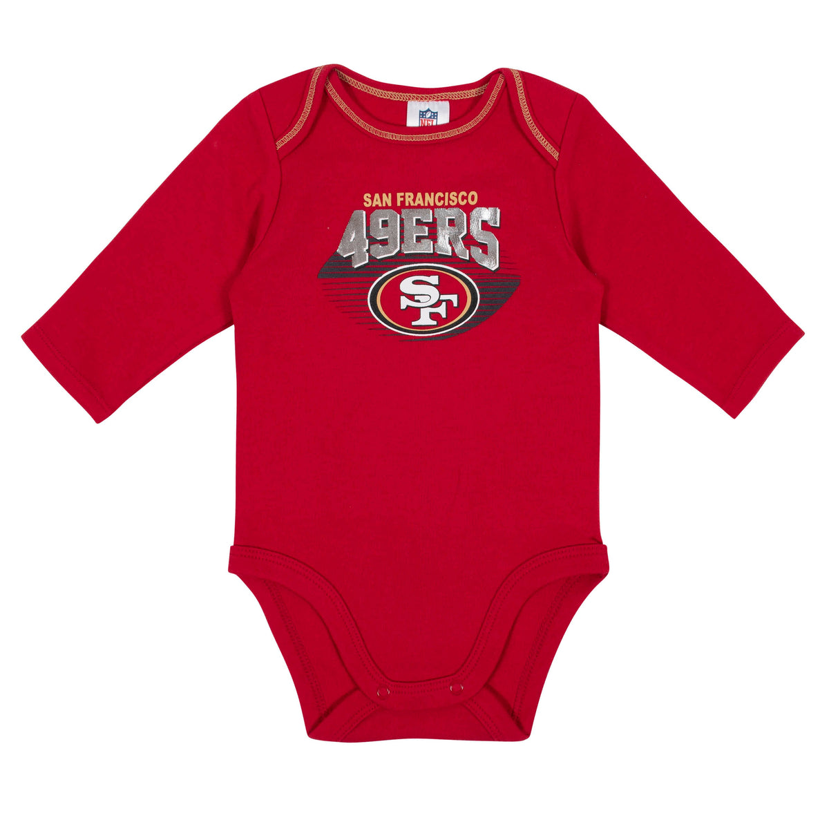 2-Pack Baby Boys 49ers Long Sleeve Bodysuits, view 2