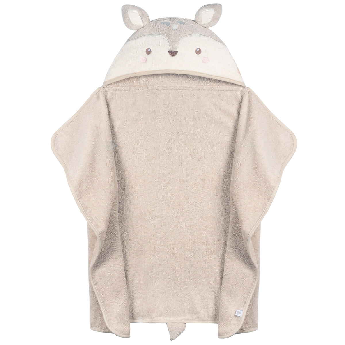 Baby Neutral Tan Baby Deer Character Towel