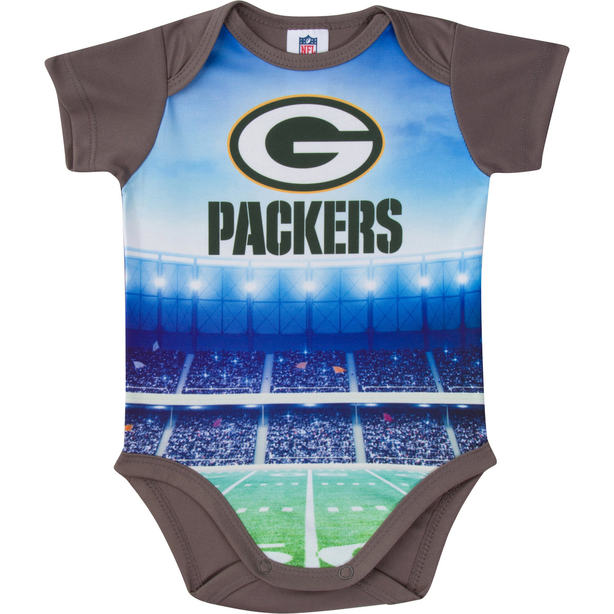 Green Bay Packers Toddler Boys Short Sleeve Bodysuit