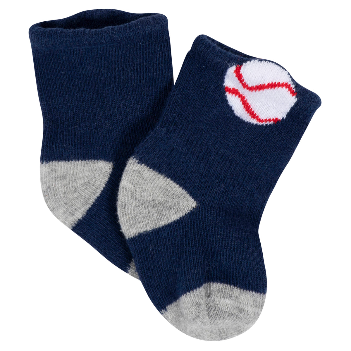 8-Pack Baby Boys All Star Jersey Wiggle Proof Socks, view 8